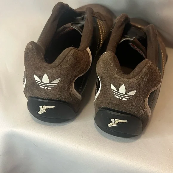 Vintage Adidas Goodyear Racing Shoes Brown Suede Adi Racer Men’s 9 Motorsport - Picture 4 of 8